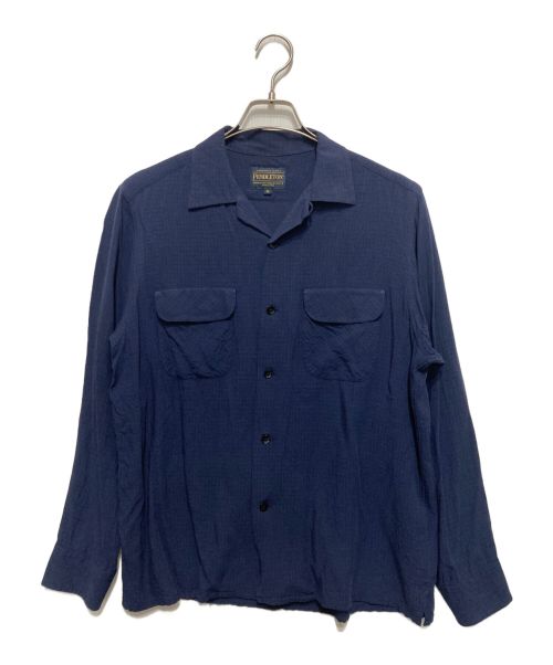 PENDLETON（ペンドルトン）PENDLETON (ペンドルトン) レーヨンオープンカラーシャツ 0175-9009 ネイビー サイズ:Ⅿの古着・服飾アイテム