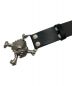 OAKLEY (オークリー) metal skull leather belt  black ブラック：6000円