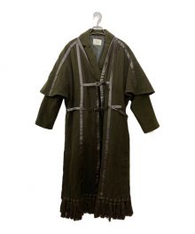 Ameri（アメリ）の古着「BLANKET 3WAY COAT」｜グリーン