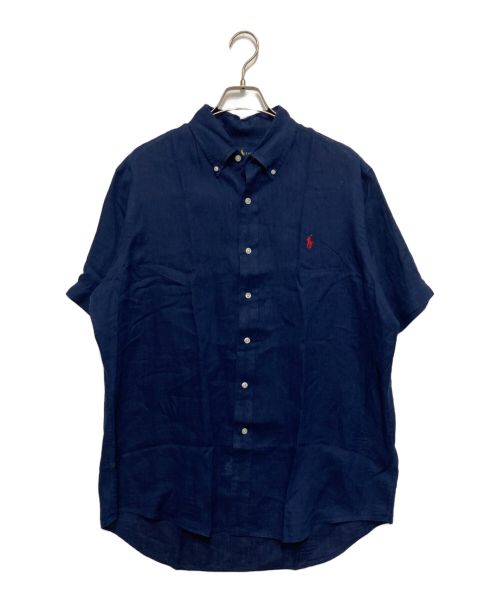 RALPH LAUREN（ラルフローレン）RALPH LAUREN (ラルフローレン) リネンシャツ ネイビー サイズ:Lの古着・服飾アイテム