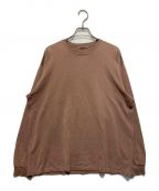 AURALEEオーラリー）の古着「LUSTER PLAITING L/S TEE」｜ブラウン