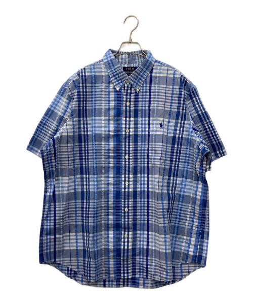 POLO RALPH LAUREN（ポロ・ラルフローレン）POLO RALPH LAUREN (ポロ・ラルフローレン) チェックシャツ ブルー サイズ:XXLの古着・服飾アイテム