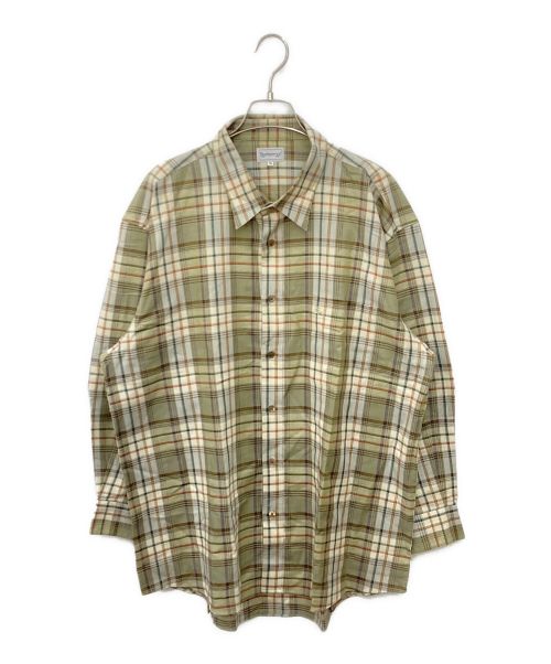 Burberry's（バーバリーズ）Burberry's (バーバリーズ) チェックシャツ カーキ サイズ:3Lの古着・服飾アイテム