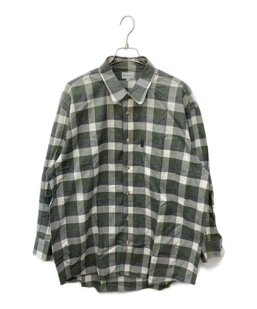 Burberry's（バーバリーズ）Burberry's (バーバリーズ) チェックシャツ グリーン サイズ:3Lの古着・服飾アイテム