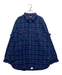 PENDLETON（ペンドルトン）の古着「70’s チェックネルシャツ」｜ブルー