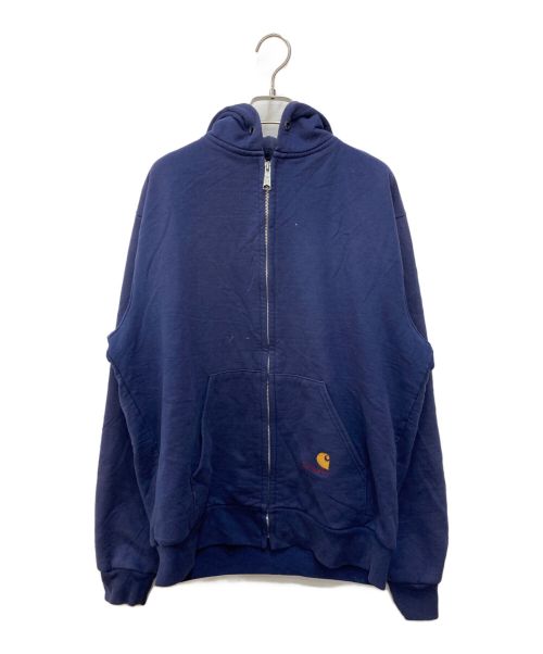 CarHartt（カーハート）CarHartt (カーハート) ジップパーカー ネイビー サイズ:不明の古着・服飾アイテム