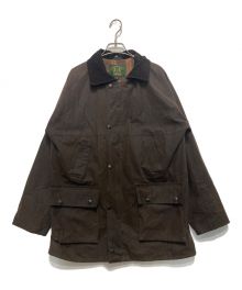 GREENBELT（グリーンベルト）の古着「Oiled Cotton Jacket」｜ブラウン