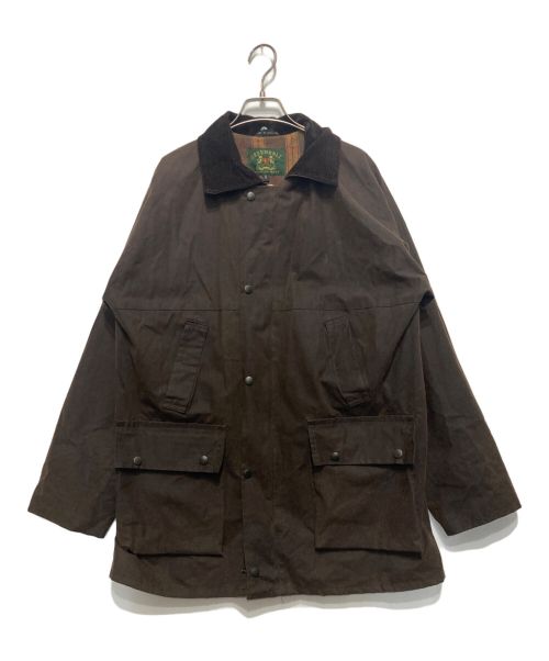 GREENBELT（グリーンベルト）GREENBELT (グリーンベルト) Oiled Cotton Jacket ブラウン サイズ:Sの古着・服飾アイテム