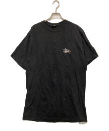 stussy（ステューシー）の古着「プリントTシャツ」｜ブラック