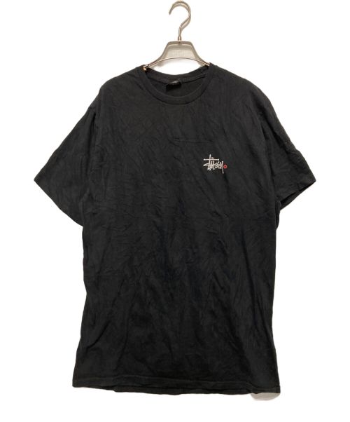 stussy（ステューシー）stussy (ステューシー) プリントTシャツ ブラック サイズ:Lの古着・服飾アイテム