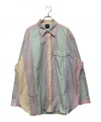 J.PRESSジェイプレス）の古着「OXFORD B.D. SHIRT CANDY ST BAGGY FIT」｜マルチカラー