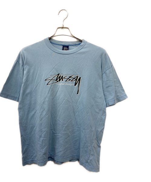 stussy（ステューシー）stussy (ステューシー) Tシャツ ブルー サイズ:Sの古着・服飾アイテム