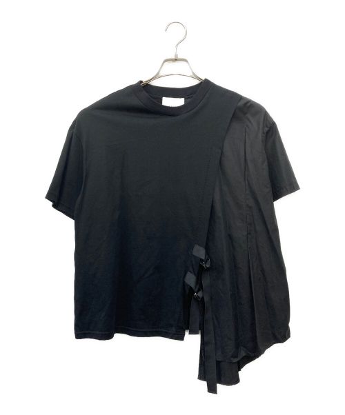 EZUMI（エズミ）EZUMI (エズミ) サイドベルトTシャツ ブラック サイズ:Fの古着・服飾アイテム