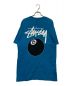 stussy (ステューシー) 8ボールプリントTシャツ ブルー サイズ:L：3980円