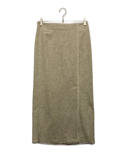 IENA（イエナ）IENA (イエナ) ツイードタイトスカート ベージュ サイズ:SIZE40の古着・服飾アイテム