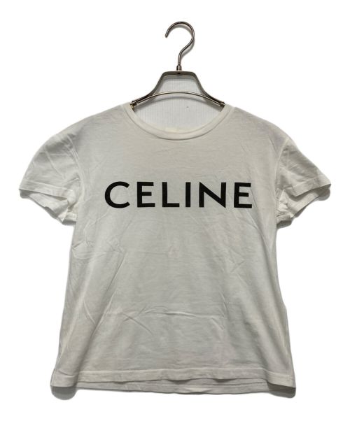 CELINE（セリーヌ）CELINE (セリーヌ) ロゴTシャツ ホワイト サイズ:XLの古着・服飾アイテム