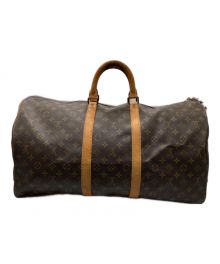 LOUIS VUITTON（ルイ ヴィトン）の古着「キーポル・バンドリエール55」｜ブラウン