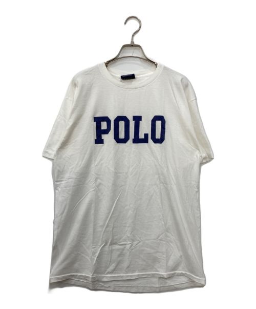 POLO SPORT（ポロスポーツ）POLO SPORT (ポロスポーツ) ロゴTシャツ ホワイト サイズ:Ｍの古着・服飾アイテム