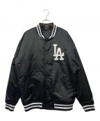 FANATICファナティック）の古着「NEWYORK Yankees Satin Jacket」｜ブラック