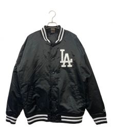 FANATIC（ファナティック）の古着「NEWYORK Yankees Satin Jacket」｜ブラック