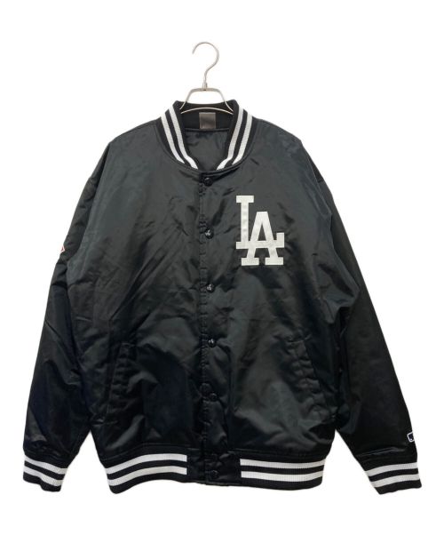 FANATIC（ファナティック）FANATIC (ファナティック) NEWYORK Yankees Satin Jacket ブラック サイズ:Lの古着・服飾アイテム