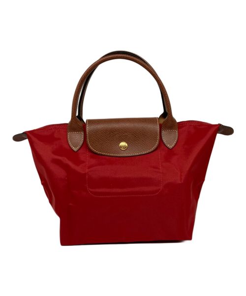 LONGCHAMP（ロンシャン）LONGCHAMP (ロンシャン) ナイロンバッグ レッドの古着・服飾アイテム