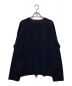 Gypsohila (ジプソフィア) W face knit tops ブラック サイズ:F：9000円