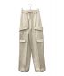 The Style PLUSHONG（ザ スタイル アンド プッシュホング）の古着「KEMP SILKY CARGO PANTS」｜ベージュ