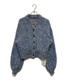 room306 CONTEMPORARY（ルームサンマルロクコンテンポラリー）の古着「Glitter Knit Cardigan」｜ブルー