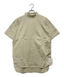 machatt（マチャット）の古着「バックオープンハイネック Tシャツ」｜ベージュ