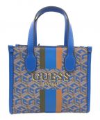 GUESSゲス）の古着「SILVANA MINI TOTE」｜ブルー