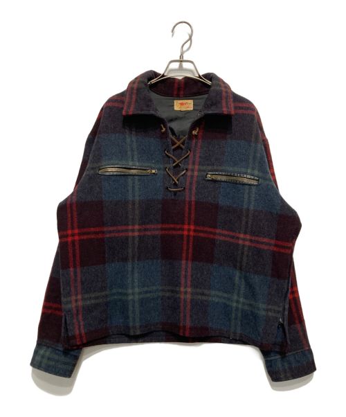 Fox Knapp（フォックスナップ）Fox Knapp (フォックスナップ) ウールジャケット ネイビー サイズ:Lの古着・服飾アイテム