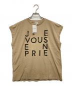 Spick and Spanスピックアンドスパン）の古着「JEVOUSENPRIE Tシャツ」｜ブラウン