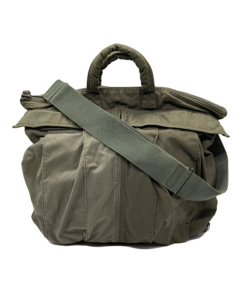 PORTER（ポーター）PORTER (ポーター) 2WAY HELMETBAG カーキの古着・服飾アイテム