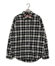 DIESEL（ディーゼル）の古着「チェックシャツ」｜ブラック