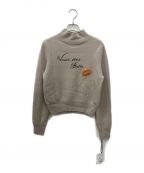 HER LIP TOハーリップトゥ）の古着「Message Knit Pullover」｜ベージュ