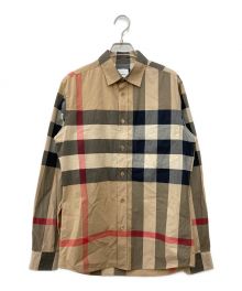 BURBERRY（バーバリー）の古着「長袖レギュラーカラーシャツ」｜ベージュ