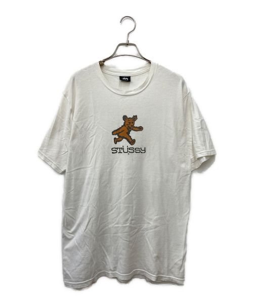 stussy（ステューシー）stussy (ステューシー) プリントTシャツ ホワイト サイズ:Mの古着・服飾アイテム