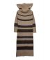 Her lip to (ハーリップトゥ) Cashmere-blend StripeKnit Dress ブラウン サイズ:Ⅿ：7000円