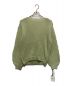 HER LIP TO (ハーリップトゥ) Mohair-blend Knit Pullover　モヘアブレンドニットプルオーバー グリーン サイズ:FREE 未使用品：7000円