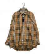 Burberry'sバーバリーズ）の古着「シャドーホースノバチェックシャツ」｜ブラウン