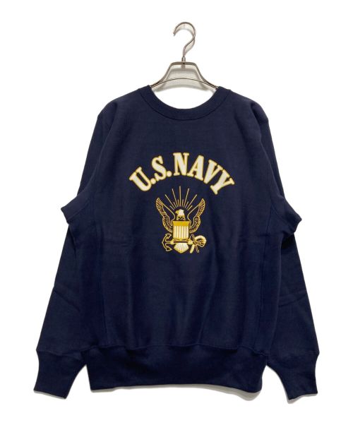 WAREHOUSE（ウエアハウス）WAREHOUSE (ウエアハウス) US NAVY リバースウィーブタイプスウェット ネイビー サイズ:Ⅿの古着・服飾アイテム