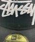 中古・古着 New Era (ニューエラ) stussy (ステューシー) キャップ ブラック サイズ:58.7ｃｍ：5000円