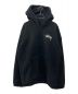 stussy（ステューシー）の古着「BROUSON POLAR FLEECE HOOD　ブロンソンポーラーフリースフード」｜ブラック