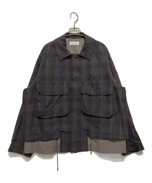 WELLDER（ウェルダー）WELLDER (ウェルダー) Layered Jacket ブラウン サイズ:SIZE3の古着・服飾アイテム