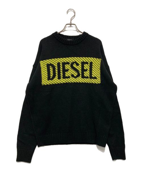 DIESEL（ディーゼル）DIESEL (ディーゼル) ニット ブラック サイズ:Lの古着・服飾アイテム