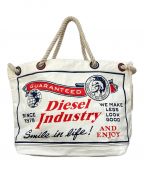 DIESELディーゼル）の古着「ペーパートートバッグ」｜ホワイト