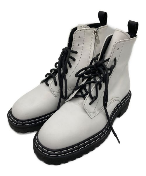 OFFICINE CREATIVE（オフィチーネクリエイティブ）OFFICINE CREATIVE (オフィチーネクリエイティブ) ショートブーツ ホワイト サイズ:SIZE38の古着・服飾アイテム