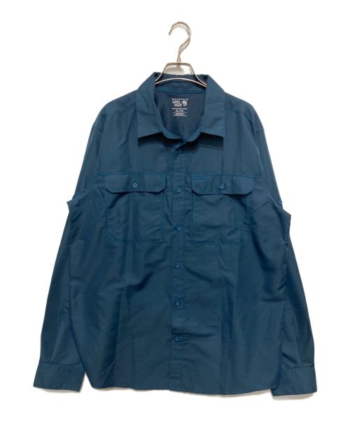 MOUNTAIN HARD WEAR（マウンテンハードウェア）MOUNTAIN HARD WEAR (マウンテンハードウェア) シャツ ブルー サイズ:XLの古着・服飾アイテム