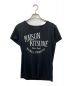 MAISON KITSUNE（メゾンキツネ）の古着「ロゴカットソー」｜ブラック